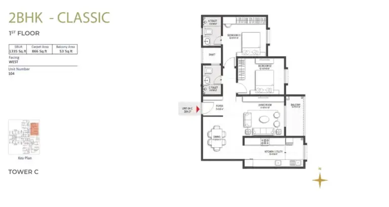 2bhk classic 1st floor tower c sumadhura belfort soukya road whitefield