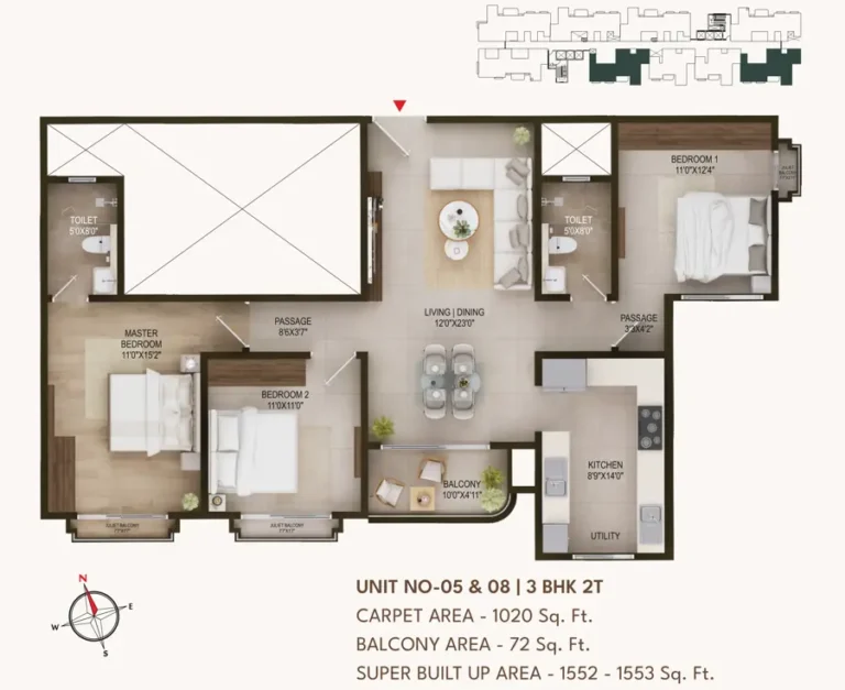 3bhk 1553 concorde sienna hennur