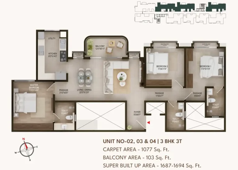 3bhk 1687 1694 concorde sienna hennur