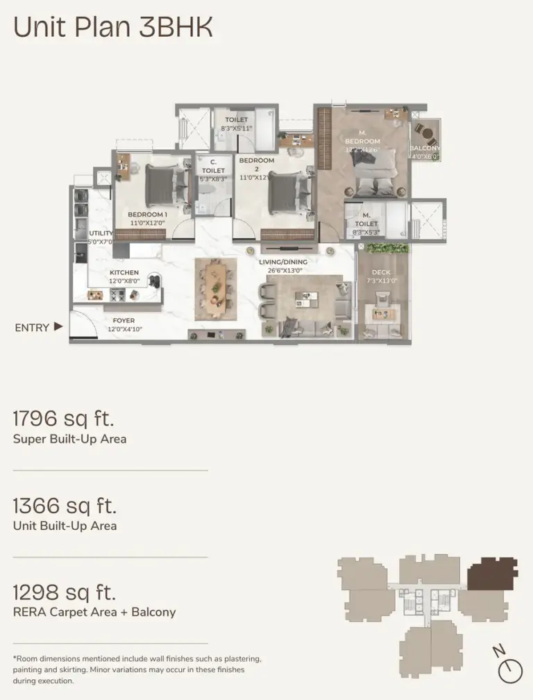 3bhk 1796 disha symphony heights hennur