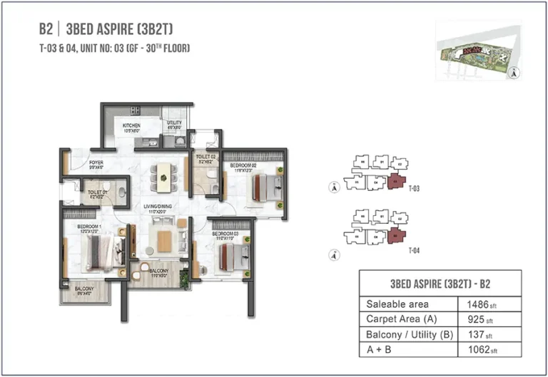3bhk aspire 1486 prestige garden breeze at prestige city