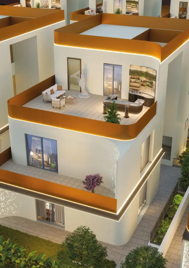 aerial villa bridge epsilon villas