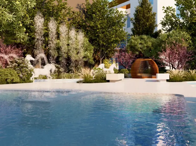 beach pool bridge epsilon villas