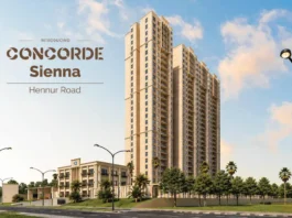 Concorde Sienna on Hennur Road, North Bangalore main elevation concorde sienna hennur