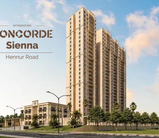 Concorde Sienna on Hennur Road, North Bangalore main elevation concorde sienna hennur