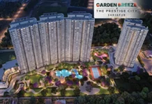 main elevation prestige garden breeze at prestige city