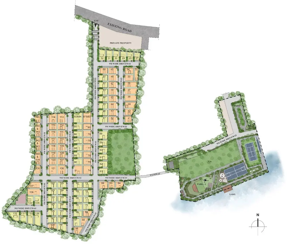 Master Plan - Ira By The Banks Villas master plan ira by the banks villas