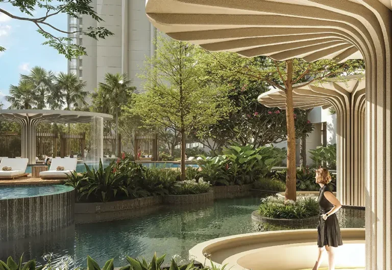 pool lounges prestige garden breeze at prestige city