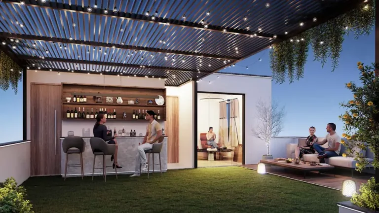 terrace garden. ira by the banks villas