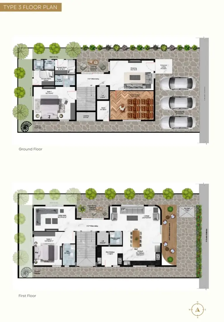 type 3 floor plan bridge epsilon villas