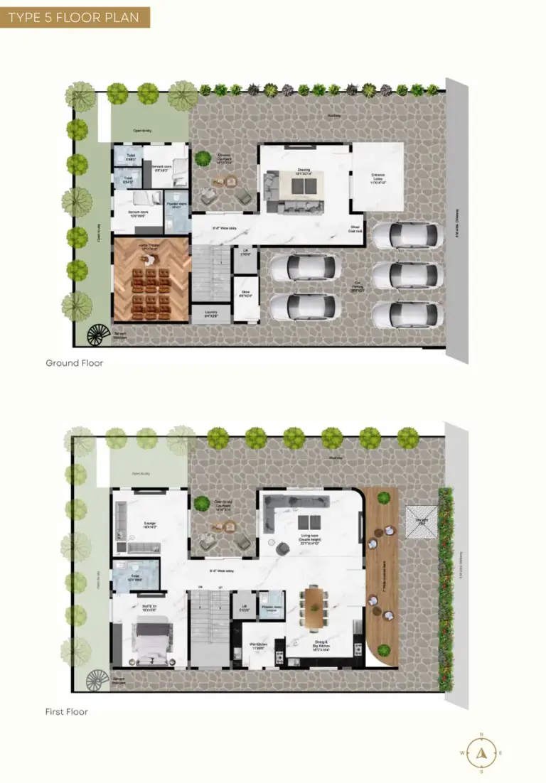 type 5 floor plan bridge epsilon villas