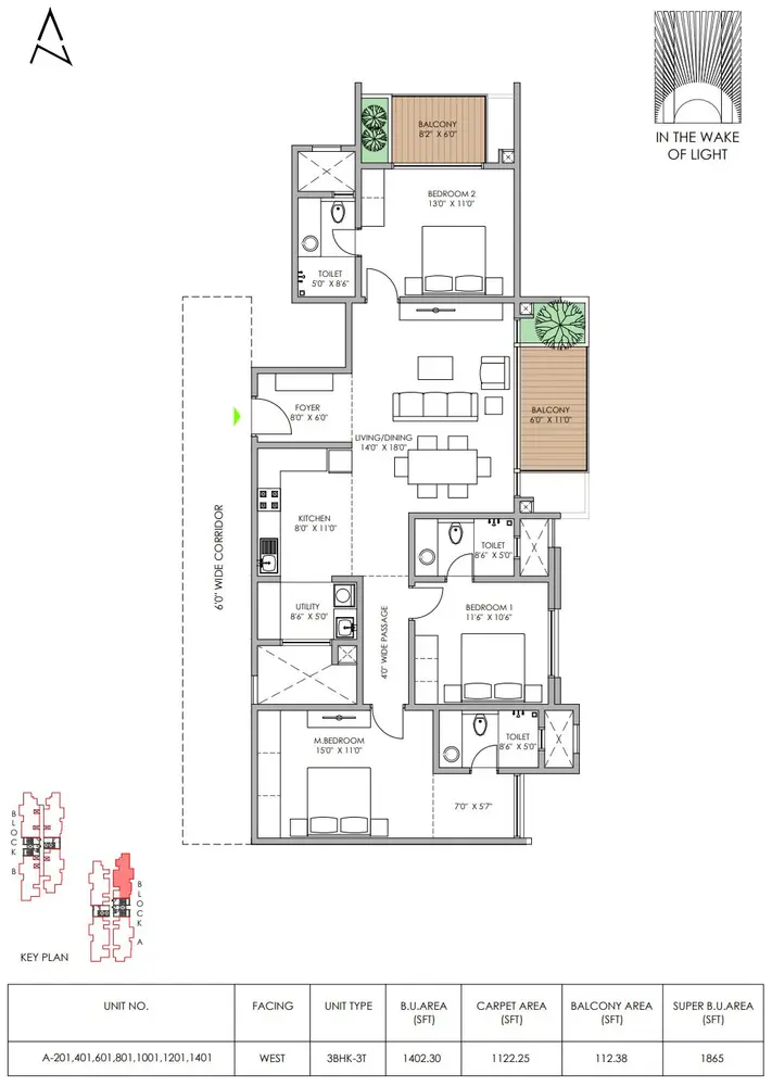 3bhk 3t 1865 42 estates codename light of south