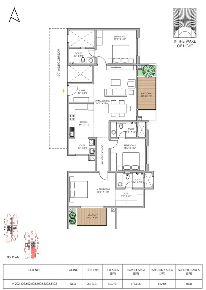 3bhk 3t 1898 42 estates codename light of south