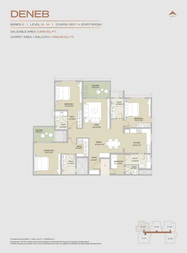 3bhk staff room 2565 century astoria jakkur
