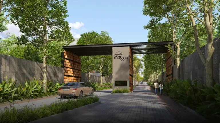 Assetz Mizu and Ki Villas Entrance