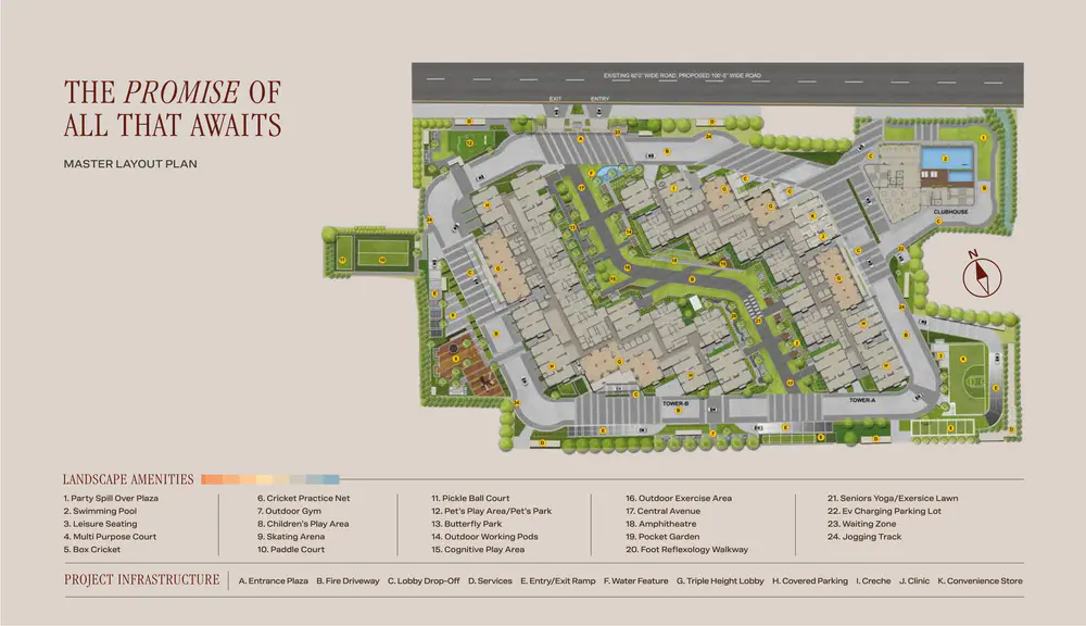 godrej brooklyn avenue kukatpally master plan 2