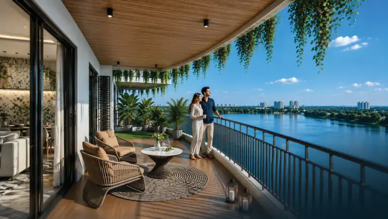 NVT Lakeside Residences (A Wonderful World) Lakefacing Balcony
