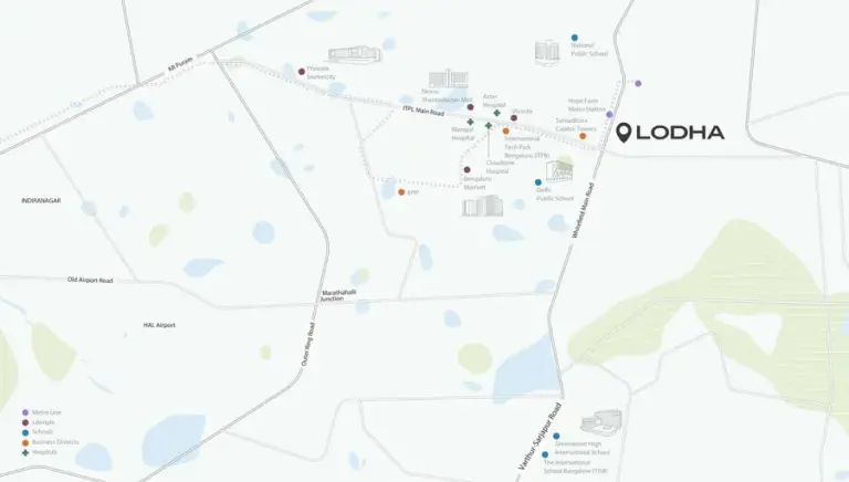 Lodha Whitefield Location Highlight
